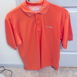 Orange short sleeve casual shirt